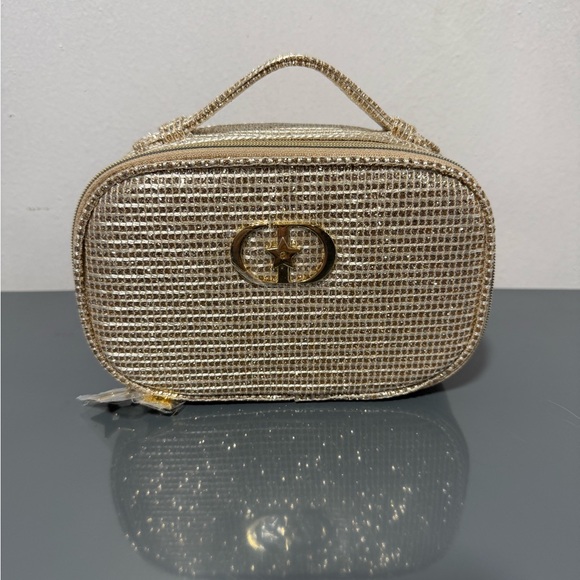 Christian Dior Gold Woven Makeup Pouch with Branded Box - Picture 8 of 8